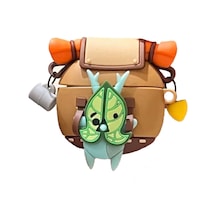 Folinda Airpods Uyumlu 4 Kılıfı Silikon Materyal Anahtar Zinciri İle Bluetooth Kulaklık Koruyucu Kroger Stili Taşınabilir Tasarım