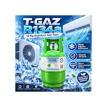 Tura Gaz R134a Soğutucu Gaz 12 Kg Yeşil