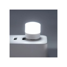 Mini Usb Kamp Ve Gece Lambası Çok Amaçlı Usb Yuvarlak Led Lamba Beyaz