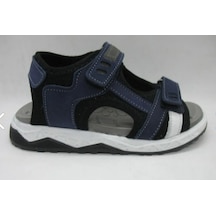 Toddler 490 Lacivert Doğal Deri Anatomik Taban Çocuk Sandalet 30-35 Lacivert