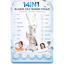 14+1 Cilt Bakım Ozon,buhar,ışıklı Büyüteç Yüksek Frekans