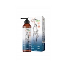 Vitacure Fish Oil 200ml - Kedi Ve Köpek - Omega 3 Ve 6 İçeren, Deri, Tüy Ve Kalp Sağlığına Destek Balık Yağı
