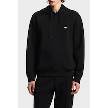 Emporio Armani Logolu Pamuk Karışımlı Kapüşonlu Sweat Erkek Sweat Em004531 Af10013 Uc001 Siyah