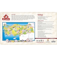 Art Puzzle 81 Parça Frame Türkiye Siyasi Haritası 5794