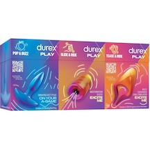 Durex Titreşimli Anal Plug Tıkaç + Manuel Mastürbatör + Çok Fonksiyonlu Titreşimli Erojen Bölge Uyarıcı