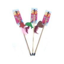 Peluş Oyuncaklı Kedi Oltası 35 Cm