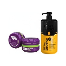 04 Saç Şekillendirici Ultra Sert Parlak Wax 150 Ml X 5 Adet/ + 1250 Ml Tuzsuz Şampuan Hediye