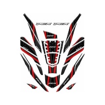 Honda Pcx 2021 - 2024 Uyumlu Tank Pad 26 Parça Set 002