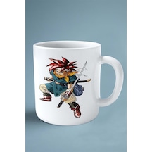 Chrono Trigger Oyun Baskılı Kupa Bardak Çift Taraflı Kişiye Özel Model 7 Çok Renkli
