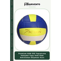 Premium Avb-350 Yapıştırma Voleybol Topu Stok Hobi Antrenman Ekipmanı Kurs Çok Renkli