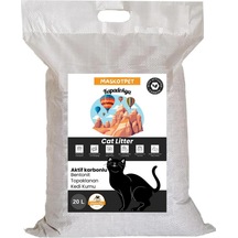 Maskotpet Kapadokya Aktif Karbonlu Bentonit Kedi Kumu 20 L