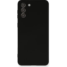 Newface - 212 - Samsung Galaxy S21 Plus Kılıf Nano İçi Kadife Silikon - Edntrend - - Siyah Sıyah