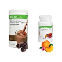 Herbalife Çikolata Shake 550 Gr. - Şeftali Çay 50 Gr