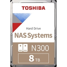 Toshiba N300 HDWG480UZSVA 3.5" 8 TB 7200 RPM SATA 3 NAS HDD