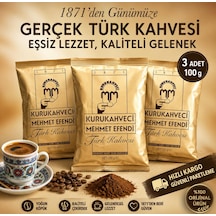 M.efendı Turk Kahvesı 100 Gr 3 Adet Türk Kahvesi