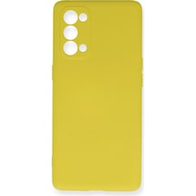 Hnrlıshp Newface Oppo Reno 5 Pro Kılıf Nano İçi Kadife Silikon - Sarı
