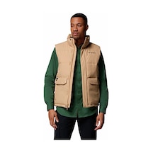 Columbia Landroamer Puffer Vest Erkek Outdoor Yeleği 2134281262 Kahverengi Kahverengi