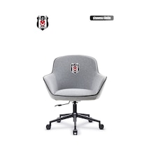 Fanchair X Beşiktaş Icon Gri Kumaş Çalışma Koltuğu-77