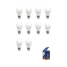 10 Adet 9 Watt Led Ampul Beyaz