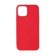 Newface - 974 - İphone 12 Mini Kılıf First Silikon - Ece-umay - - Kırmızı