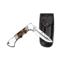 Bora 209 Bp Ergonomik İnce Yuvarlak Uçlu Boynuz Saplı Kamp Çakı Çok Renkli