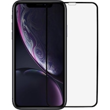 Apple Uyumlu   iPhone Xr Tam Kaplayan Temperli Ekran Koruyucu Cam Sadece Tam Kaplayan Ekran Koruyucu Istiyorum
