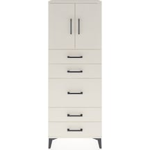 Arges Dolap 2 Raflı 5 Çekmeceli 2 Kapaklı 60x30x163 Aytaşı-ay... Aytaşı