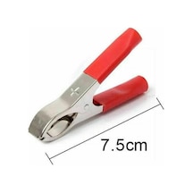 Novahub 4 Adet 30a Kırmızı + Siyah 75 Mm Timsah Timsah Karavan Van Pil Test Kurşun Klip