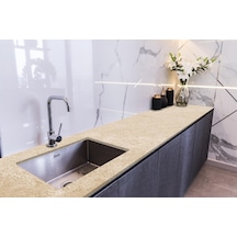 Tezgah Üstü Fayans Kaplama Folyosu Mutfak Tezgahı Kaplama İvory Beige