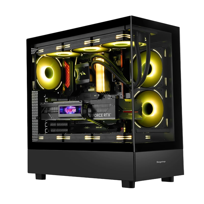 Segotep Endura Pro+ Siyah 750w 80+ Bronze E-atx Pcıe 5.1 Kasa 6xargb Fan