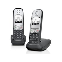 Gigaset A415 Duo Dect Telefon Siyah-Gri