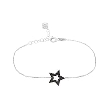 Emılıano Jewellery 925 Ayar Gümüş Yıldız Bileklik Gümüş - Rose Gold