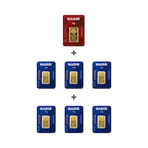 Nadir Gold 24 Ayar 20 Gram Külçe Altın 1 Adet 5 Gram Külçe Altın + 6 Adet 2,5 Gram Külçe Altın