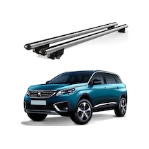 Kanca Peugeot 5008 2017 Ve Sonrası Uyumlu Gri Kilitli Ara Atkı 130cm Port Bagaj Tavan Barı