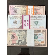 Aykar 300 Adet Karma Dolar Geçersiz Düğün Film Dizi Paraları (545990391)