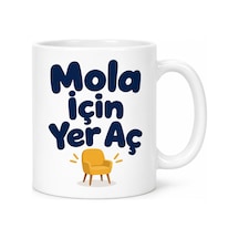 Bezos Mola İçin Yer Aç Tasarımlı Porselen Kupa - Model 461 Nxrlvng