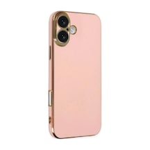 Apple İphone 16 Kılıf Volet Silikon - Pembe