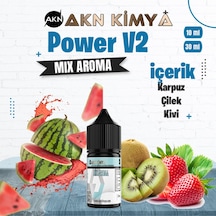 Akn Kimya Power V2 Mix Aroma Karpuz Çilek Kiwi Gıda Aroması 10 Ml