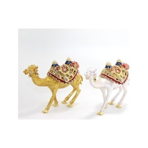 Swarovski Taşlı Tekli Deve Figürü Model 8