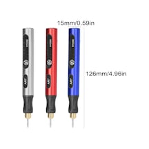 Springsun Kompakt Elektrikli Taşlama Kalemi: Tırnak Sanatı, Metal İşleme, Oyma & Gravür - Usb Şarjlı, 3 Hız Seviyesi