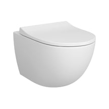 7748b001-0559 VitrA Sento Rim-ex Kanalsız Asma Klozet, Mat Beyaz