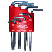 Novax Torx Alyan Anahtar Kısa 8li Set