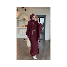 Bomii Kadın Anjurlu Takım 3lü Takım Bordo - 936384815 Bordo