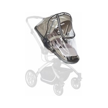Aluç Bebe Lüx Büyük Boy Fermuarlı Bebek Arabası Yağmurluğu,Travel Sistem Bebek Arabası Yağmurluğu Şeffaf