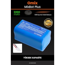 Omix Mixbot Plus 3200mAh Robot Süpürge Bataryası