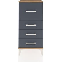 Arges Komodin 4 Çekmeceli 44x30x96 Çam-antrasit Çam