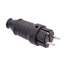 Byes 1x16a 2p+e 250v Kauçuk Düz Fiş Ip44