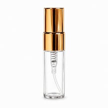 50 Adet Boş Cam Parfüm Numune Şişe, 3 Ml, Vidalı, Şeffaf, Metal Kapaklı