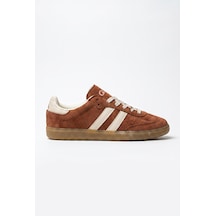 V.S.H Velvet Kadın Turuncu Süet Kadın Retro Spor Ayakkabı Te02-2439