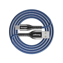 Essager Örgu Kaplama Led Isıklı Çinko Alaşımlı Type-C Kablo